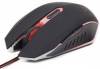 Gembird USB Gaming Mouse with Red Light Black MUSG-001-R